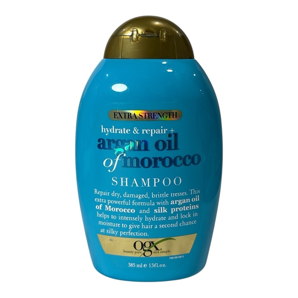 OGX Extra Strength Argan Oil Of Morocco Shampoo Hydrate Repair 13 fl oz 385ml.